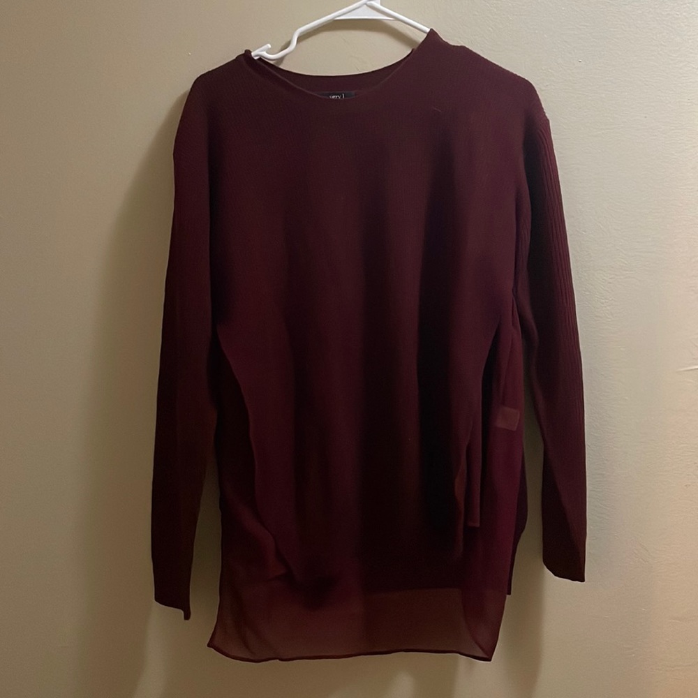 Very J burgundy sweater